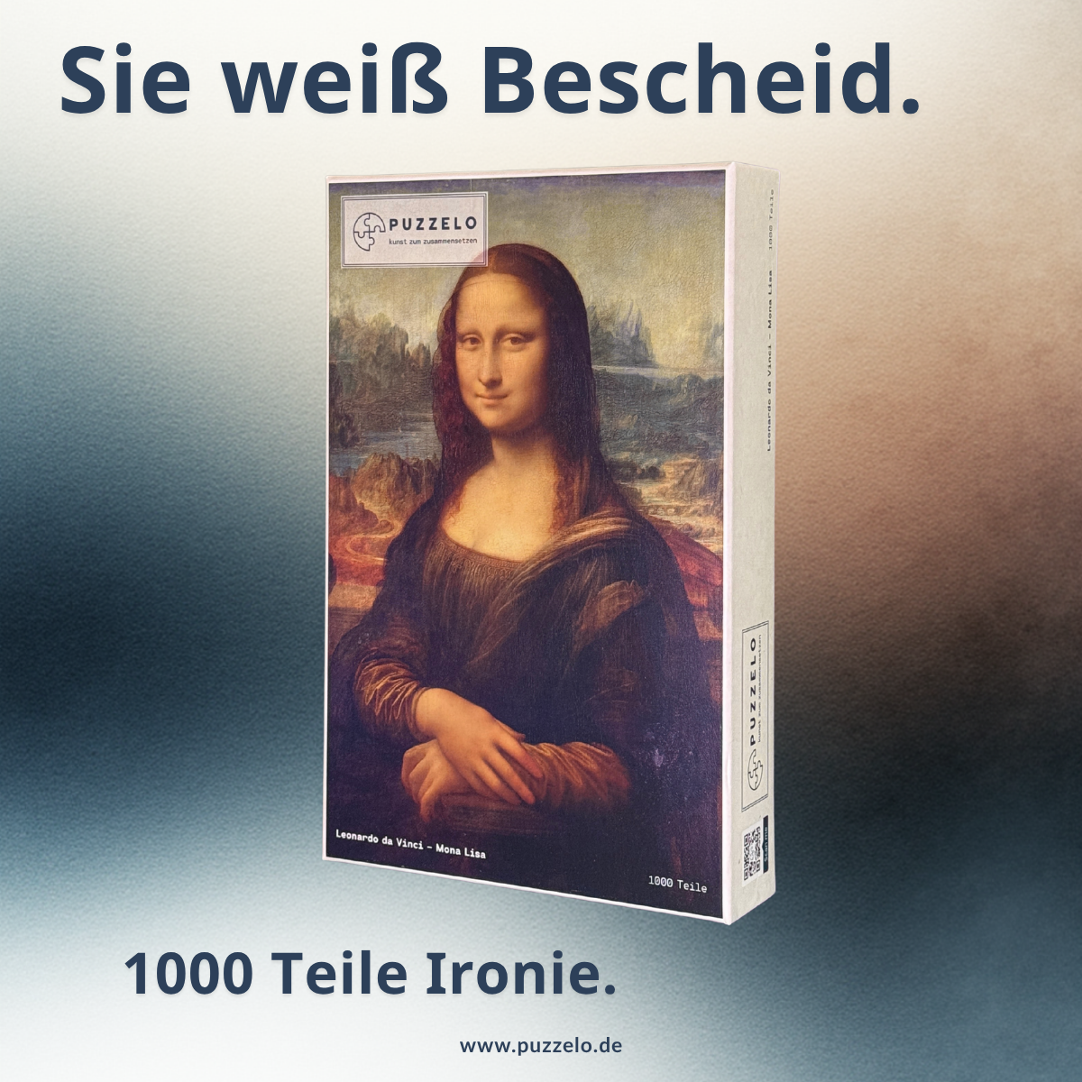 Mona Lisa – 1000 Teile und ihr berühmtes Lächeln 😌🧩