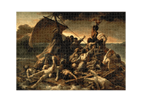 Das Floß der Medusa von Théodore Géricault als 1000-Teile-Puzzle-Kunstwerk – Motivansicht