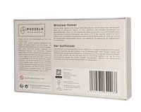 Der Golfstrom – Winslow Homer Kunstpuzzle, 1000 Teile, Verpackung Rückseite mit Produktdetails