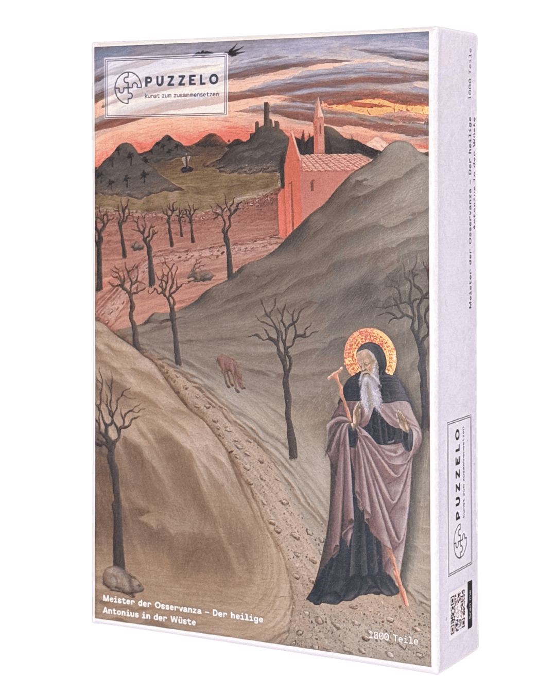 Der heilige Antonius der Abt in der Wüste, 1000 Teile, Verpackung Vorderseite