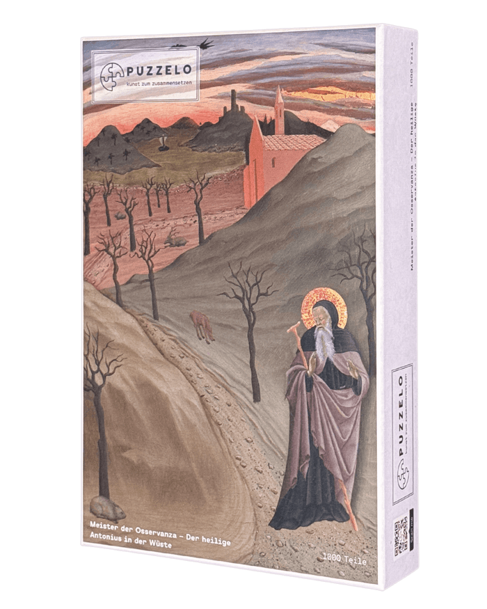 Der heilige Antonius der Abt in der Wüste, 1000 Teile, Verpackung Vorderseite