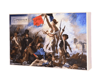 Die Freiheit führt das Volk – Delacroix Kunstpuzzle, 1000 Teile, Verpackung Vorderseite
