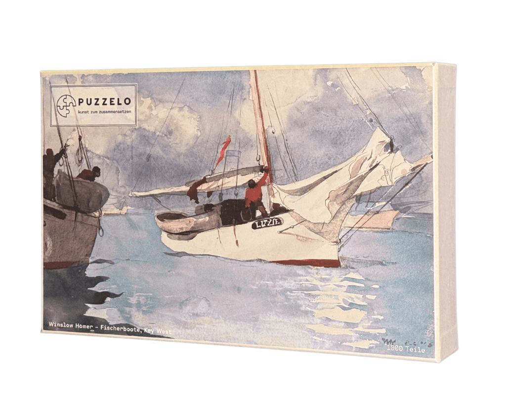 Fischerboote, Key West – Winslow Homer, 1000 Teile, Verpackung Vorderseite