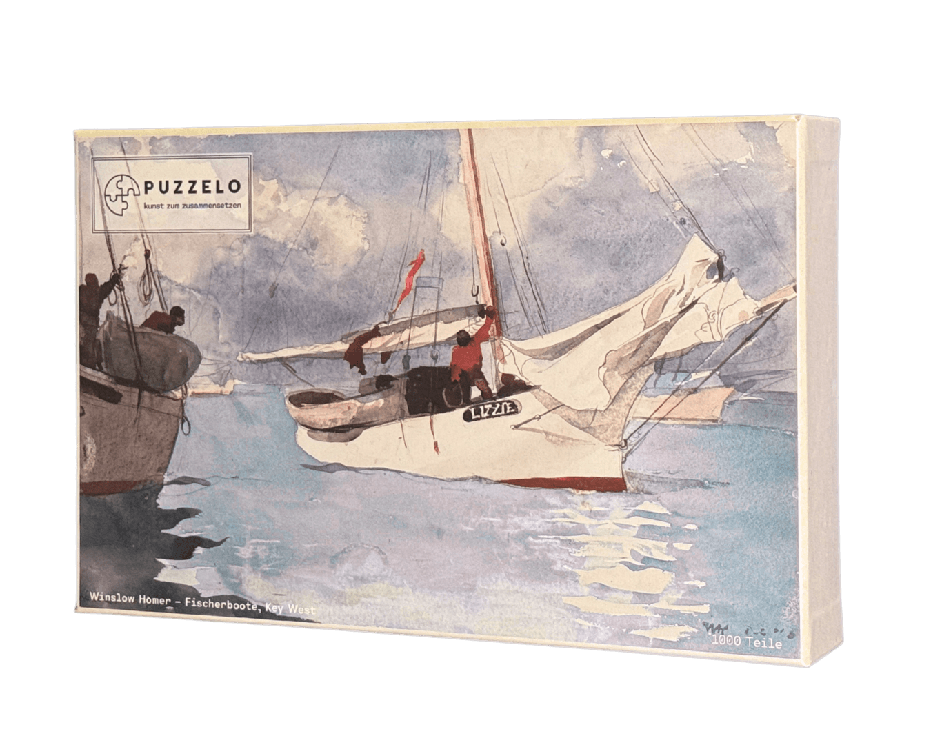 Fischerboote, Key West – Winslow Homer, 1000 Teile, Verpackung Vorderseite