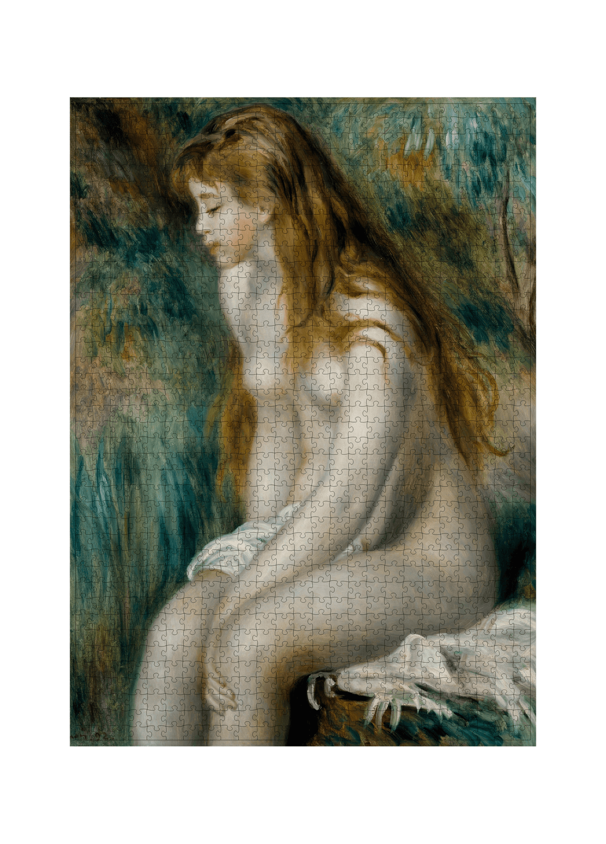 Junges Mädchen beim Baden – Pierre-Auguste Renoir