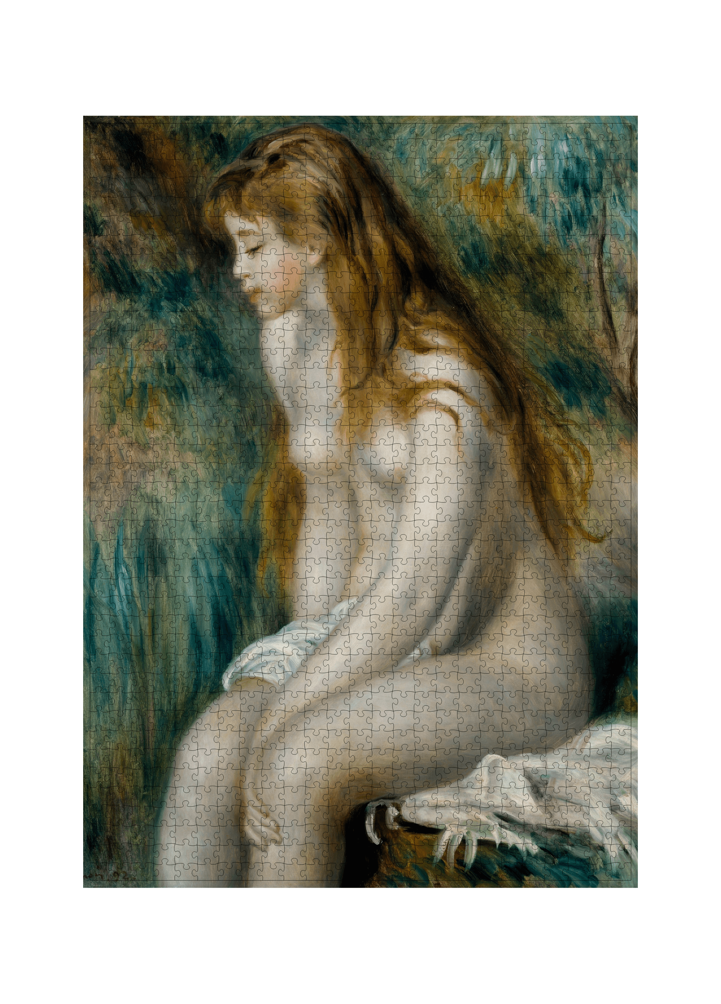 Junges Mädchen beim Baden – Pierre-Auguste Renoir