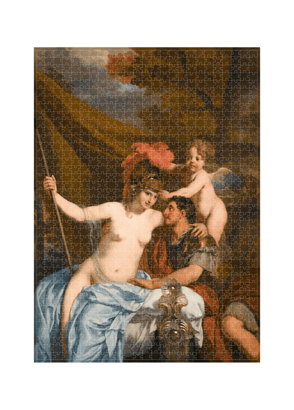 Odysseus und Calypso von Gérard de Lairesse als 1000-Teile-Kunstpuzzle – Motivansicht
