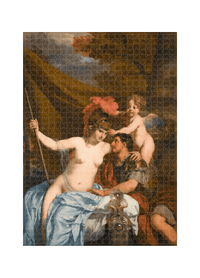 Odysseus und Calypso von Gérard de Lairesse als 1000-Teile-Kunstpuzzle – Motivansicht