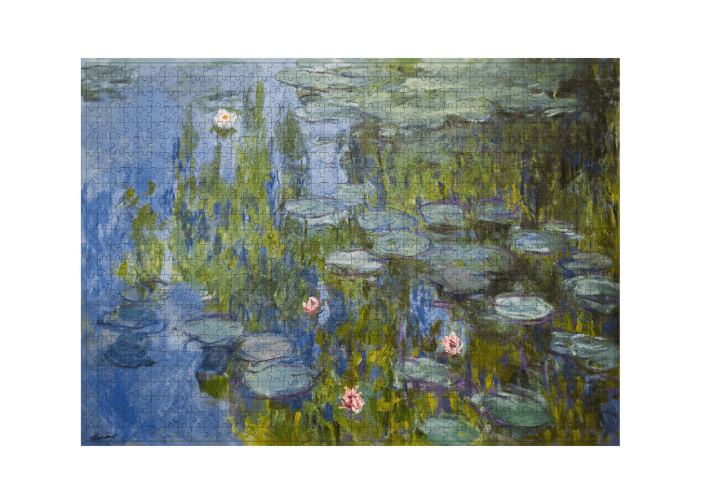 Seerosen von Claude Monet als 1000-Teile-Puzzle-Kunstwerk – Motivansicht