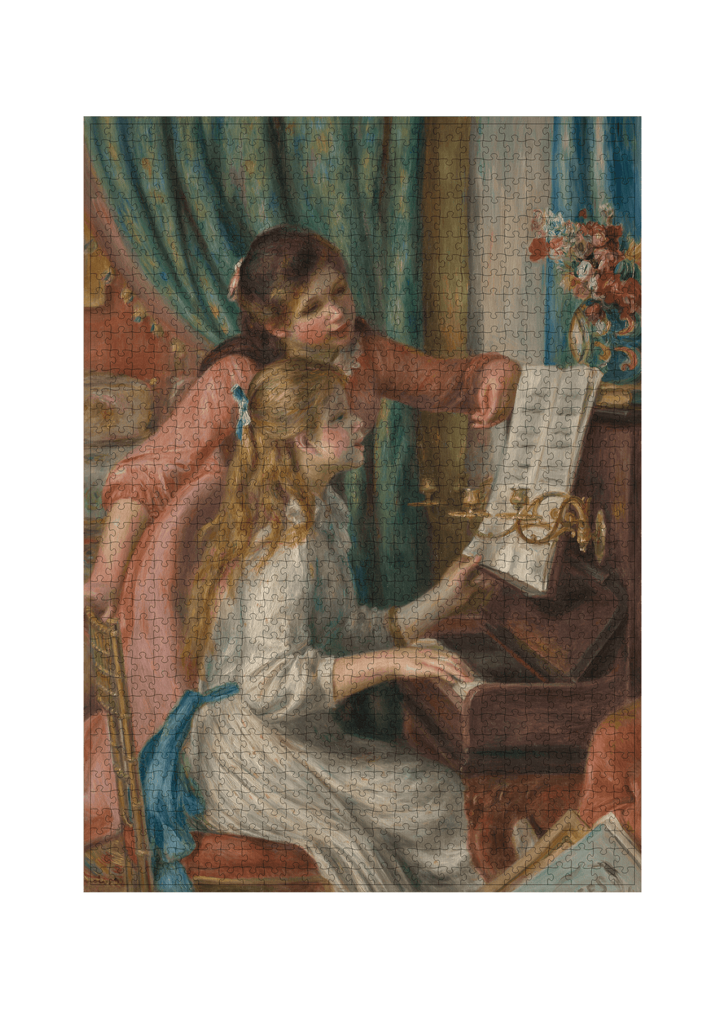 Zwei junge Mädchen am Klavier – Pierre-Auguste Renoir