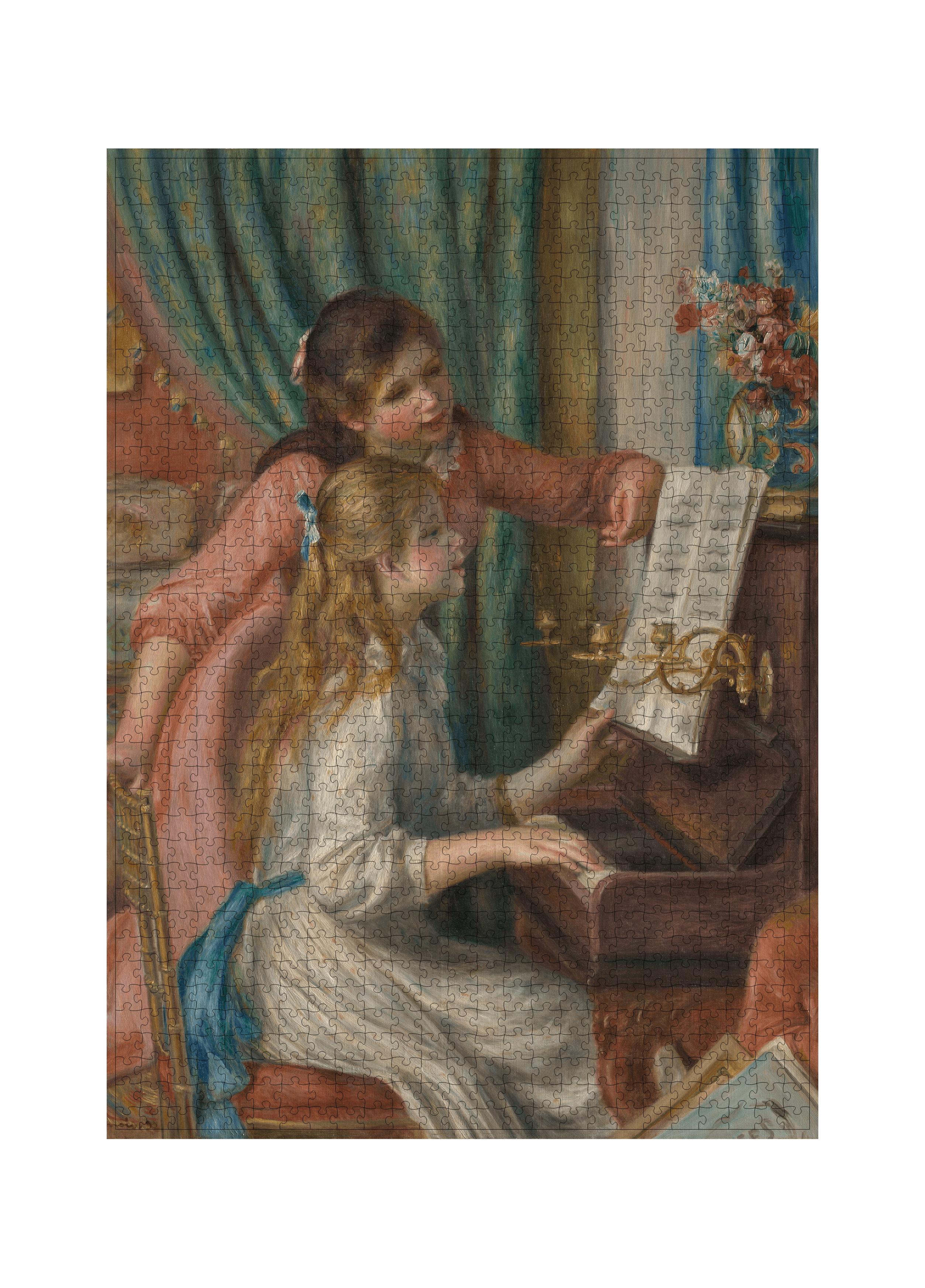 Zwei junge Mädchen am Klavier – Pierre-Auguste Renoir